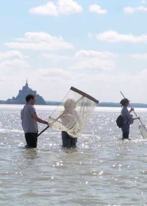 Entre Mont St Michel Et Merveille Vains 外观 照片